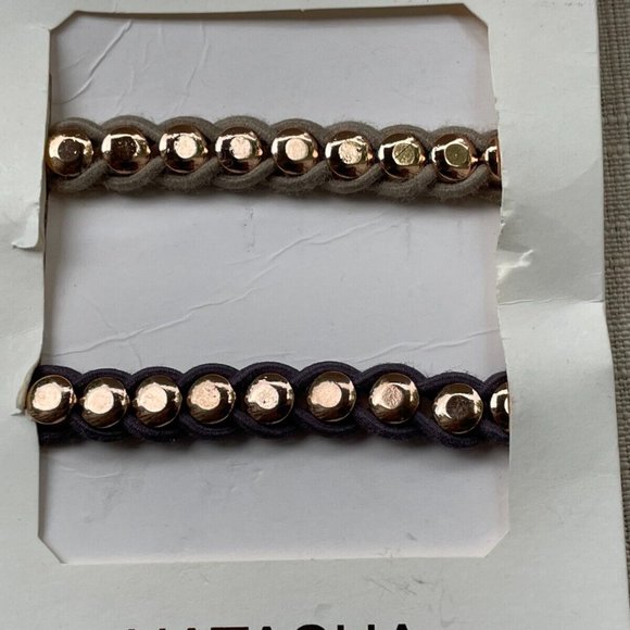 Natasha Women Hair Tie Set of Tone Hair Accessory New - Picture 7 of 9